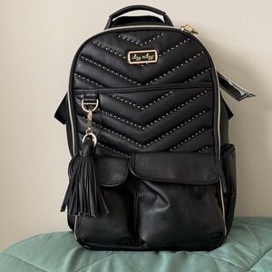 Itzy Ritzy NWT Black Baby Bag with Tassel